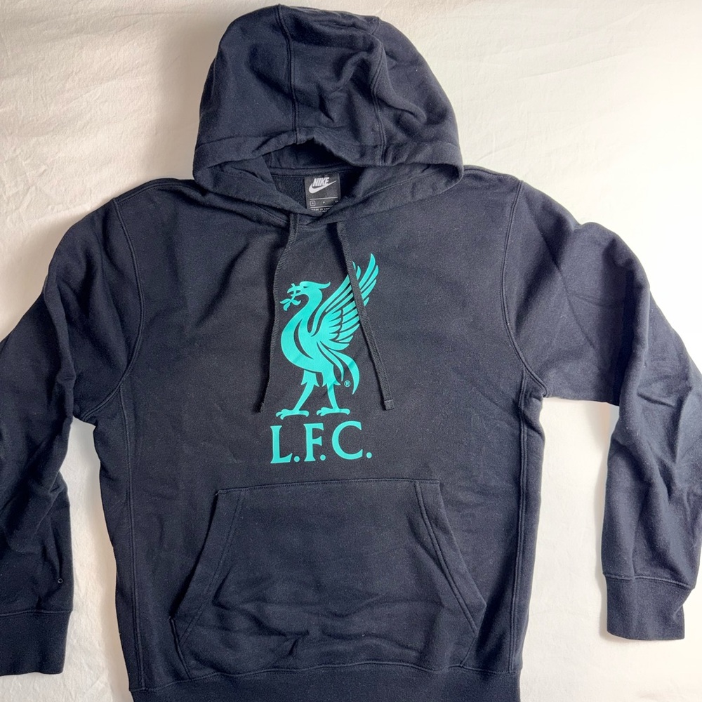 Men's Nike Hoodie with Teal L.F.C. Graphic Size Small